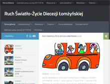 Tablet Screenshot of lomza.oaza.pl